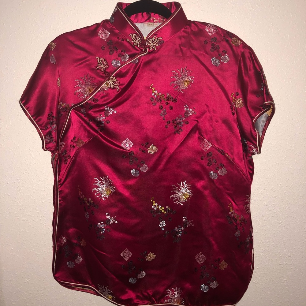 Silk Chinese Cheongsamqipao blouse